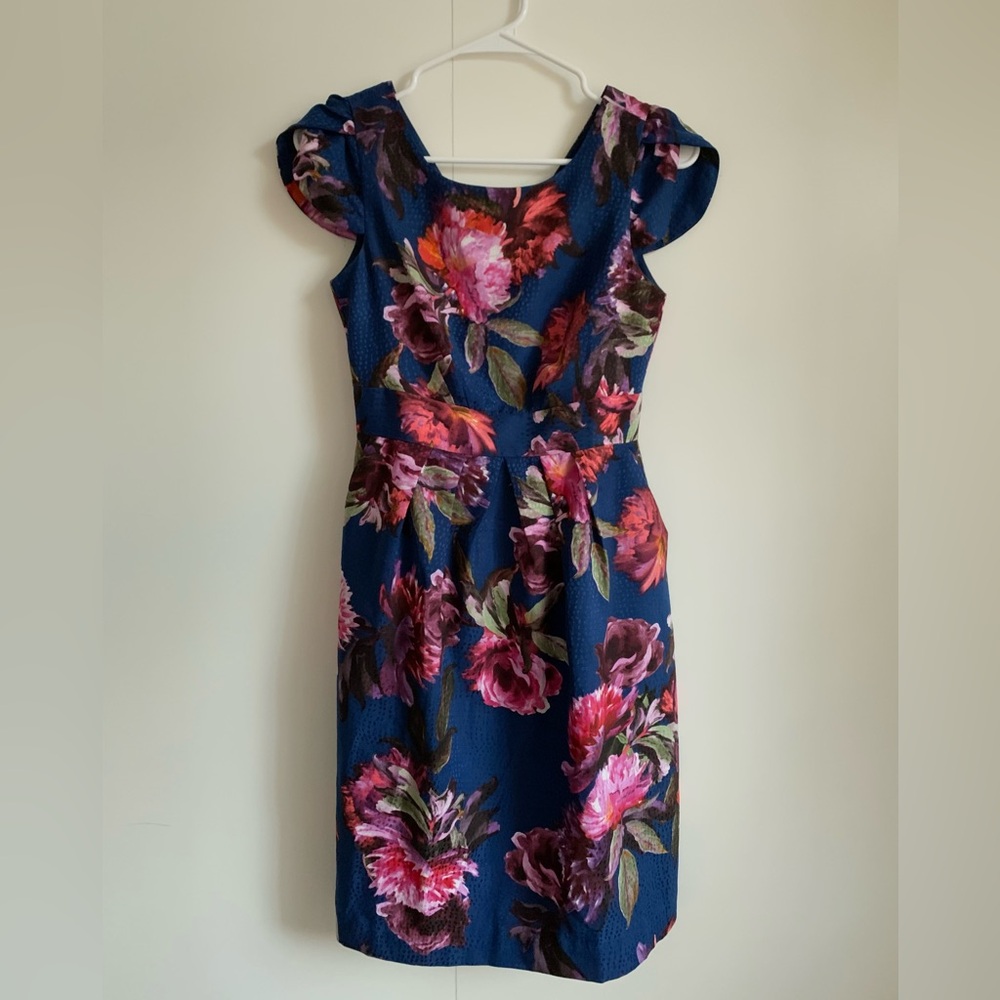 Moulinette Soeurs/Anthropologie Floral Print Cocktail Dress Size 0